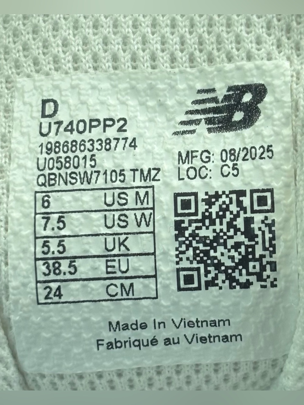 New Balance 💅 740 Pink Granite Athletic Sneaker Shoes U740PP2 U058015 7.5 8.5 - Picture 13 of 14